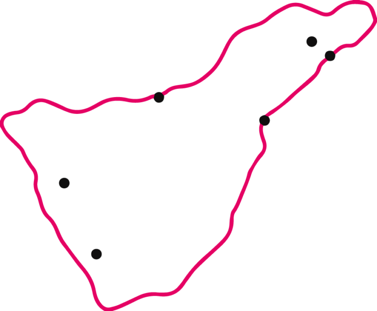 Mapa sedes proyecto Ponos